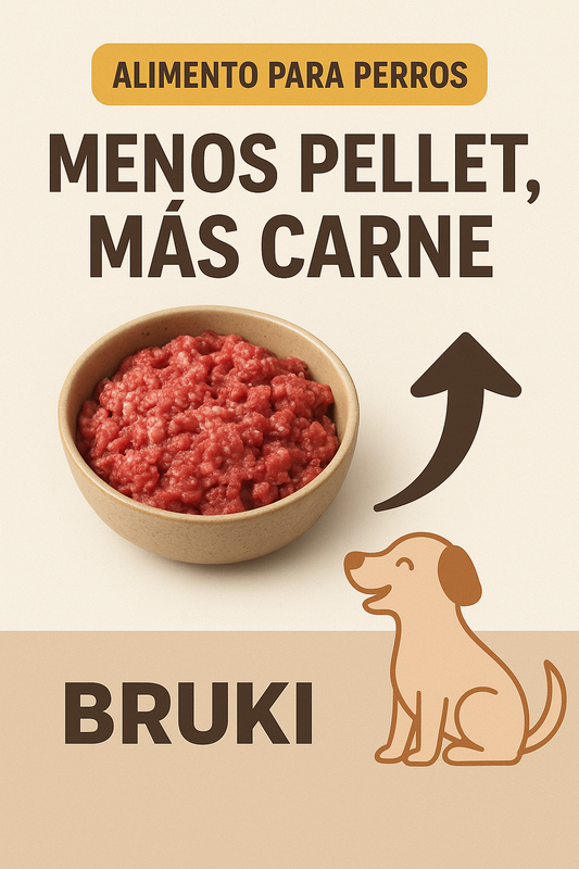 🥩 ¿Por qué el alimento Bruki (BARF) es mejor que el pellet?